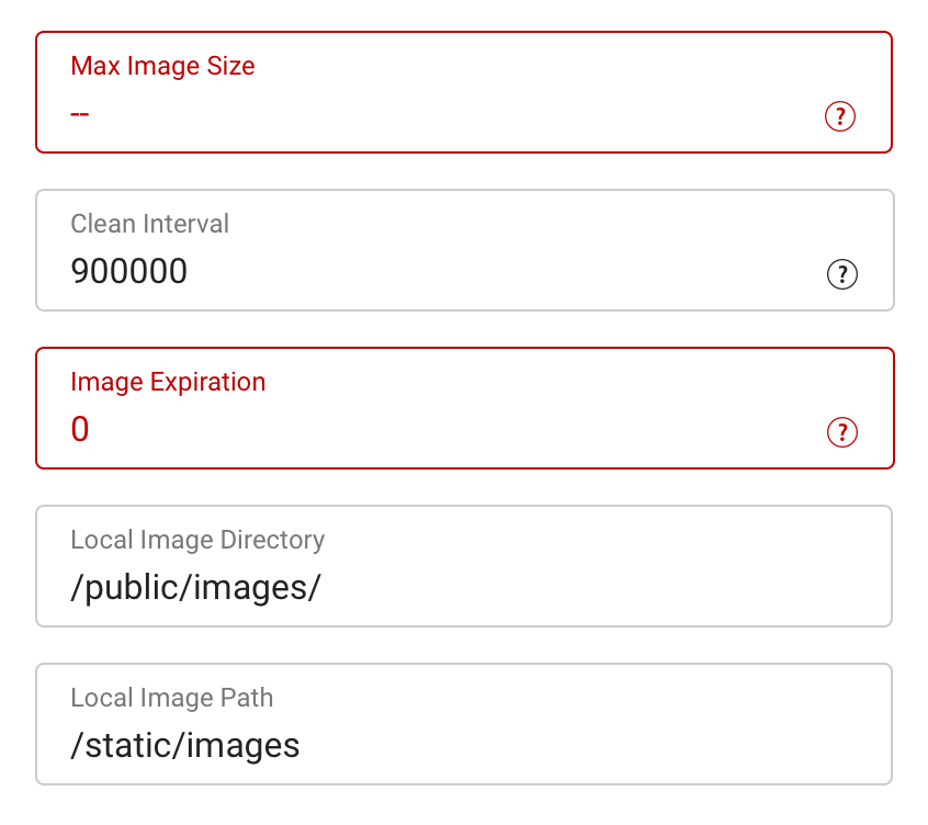 Field error state
